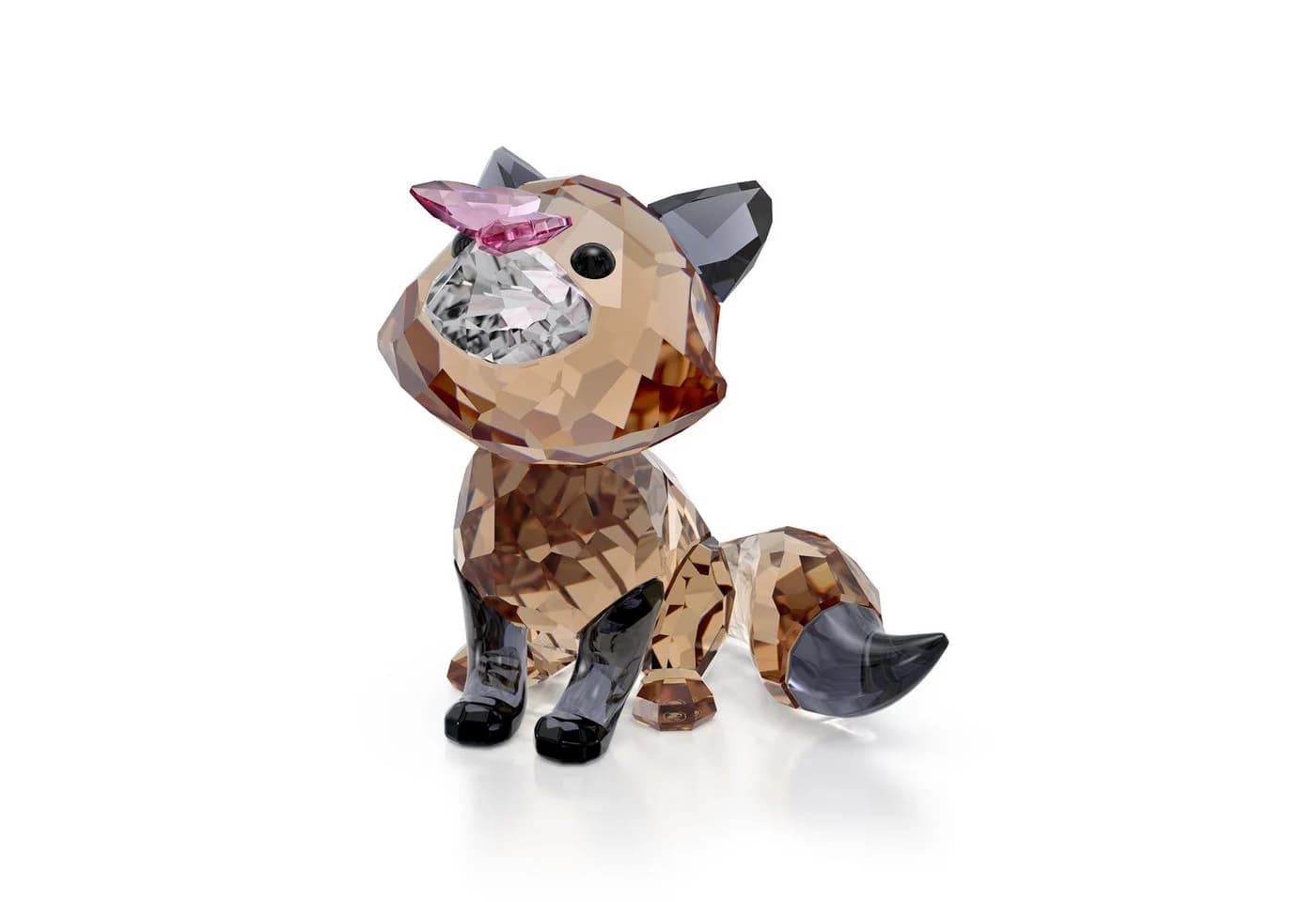 Swarovski Tierfigur Kristallfigur Sammelfigur Idyllia Fuchs und Schmetterling - Bild 2