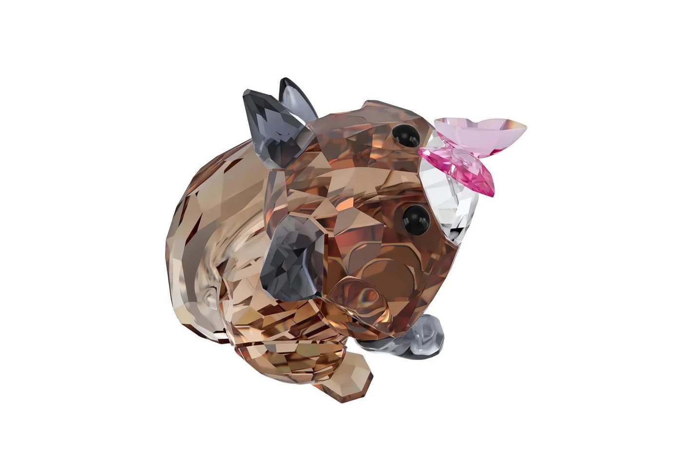 Swarovski Tierfigur Kristallfigur Sammelfigur Idyllia Fuchs und Schmetterling - Bild 3