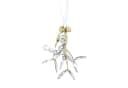 Swarovski Dekohänger Kristallfigur Misteln Ornament Champagner-Gold Bild 3