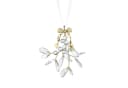 Swarovski Dekohänger Kristallfigur Misteln Ornament Champagner-Gold Bild 4
