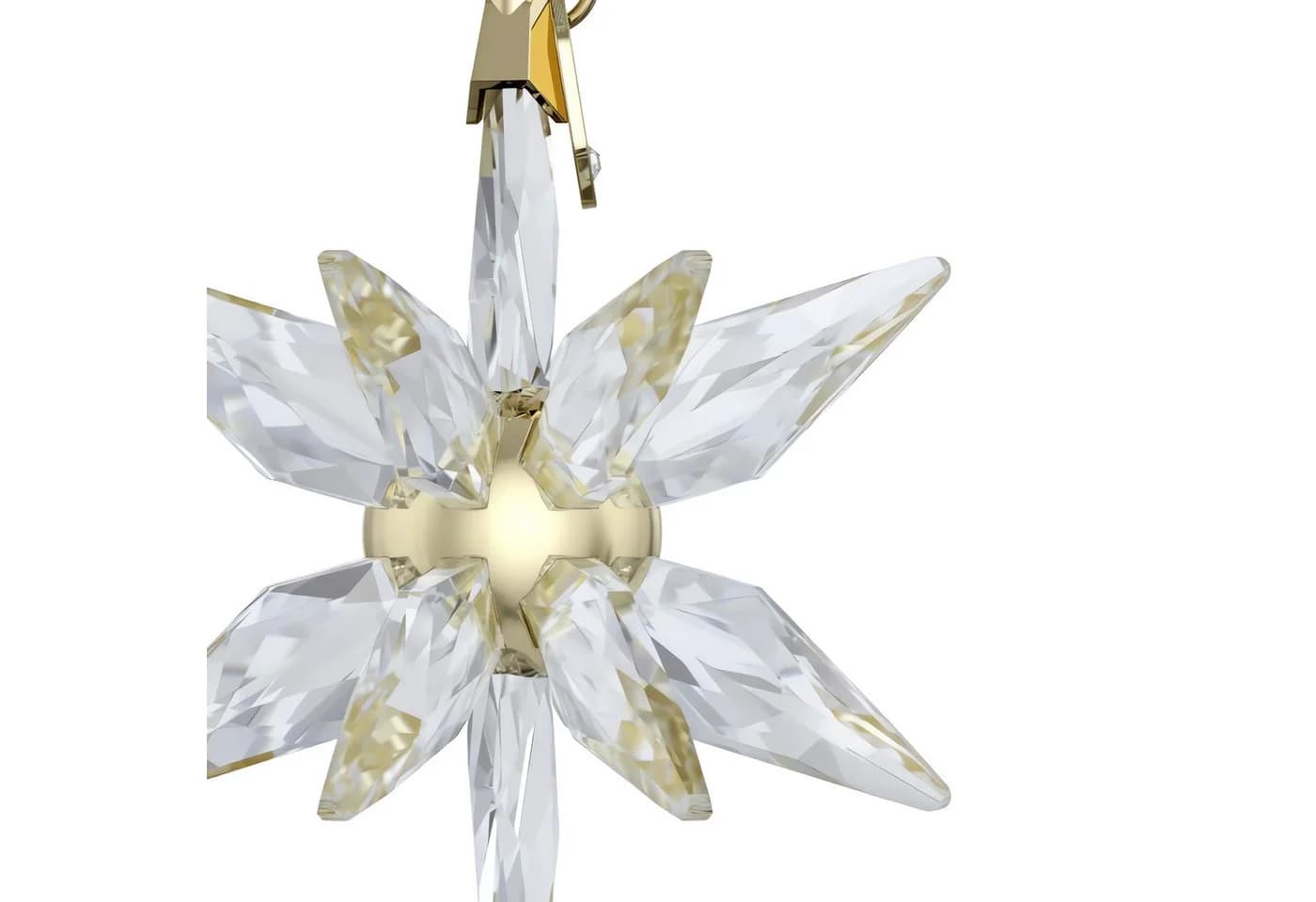 Swarovski Kristallfigur Annual Edition 3D Ornament 2025 Weiß Gold Dekohänger - Bild 3