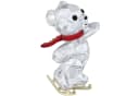 Swarovski Kris Bär Jubiläumsausgabe 130 Jahre Kristallfigur Gold Rot Grün Schwarz Bild 1