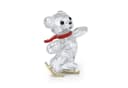 Swarovski Kris Bär Jubiläumsausgabe 130 Jahre Kristallfigur Gold Rot Grün Schwarz Bild 2