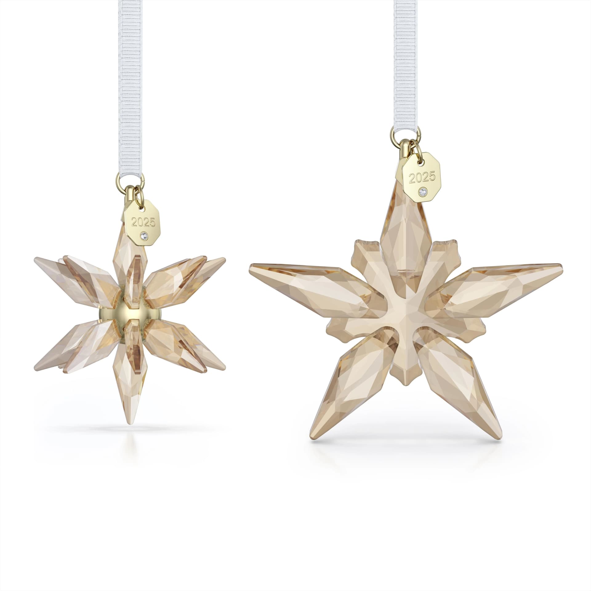 Dekohänger SWAROVSKI Annual Edition Festive 3D Ornament Set 2025 Gold