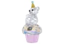 Swarovski Kristallfigur Kris Bear Sweet Celebration Rosa Blau Bild 1