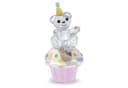 Swarovski Kristallfigur Kris Bear Sweet Celebration Rosa Blau Bild 2