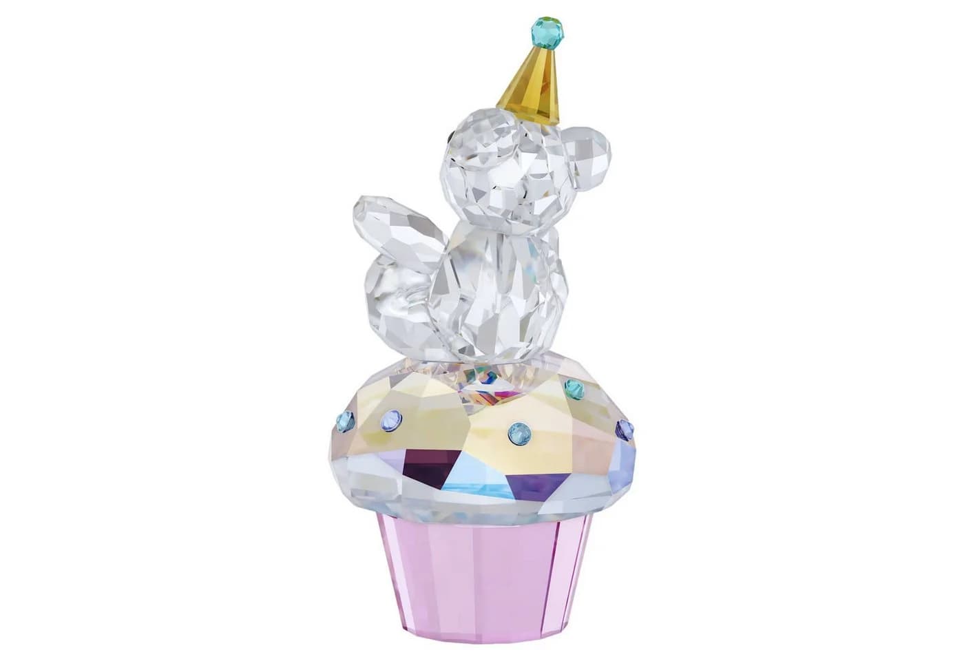 Swarovski Kristallfigur Kris Bear Sweet Celebration Rosa Blau - Bild 3