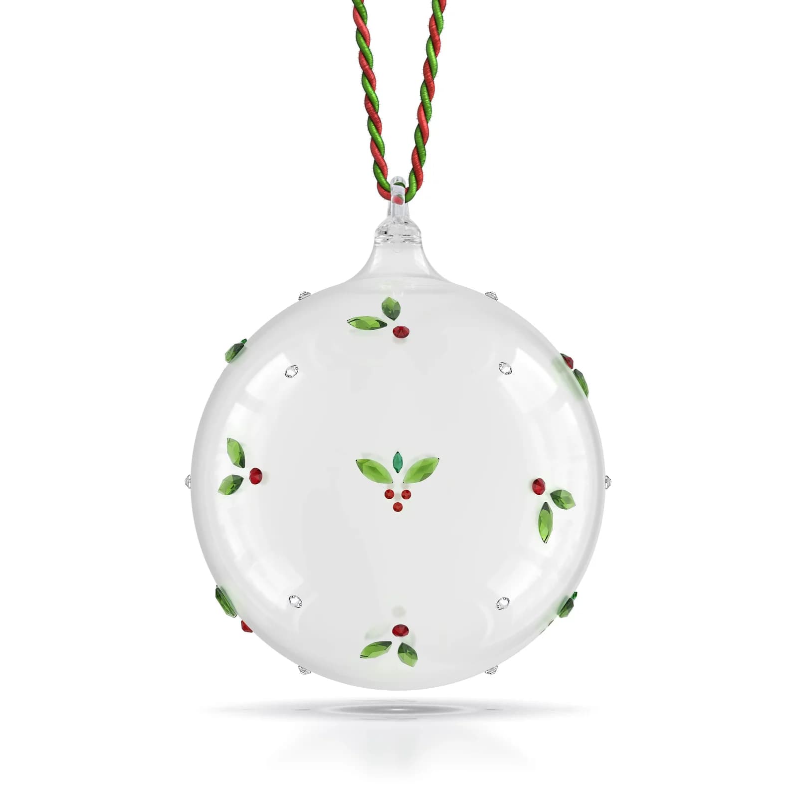Swarovski Dekohänger Kristallfigur Holiday Cheers Misteln Weiß/Grün/Rot