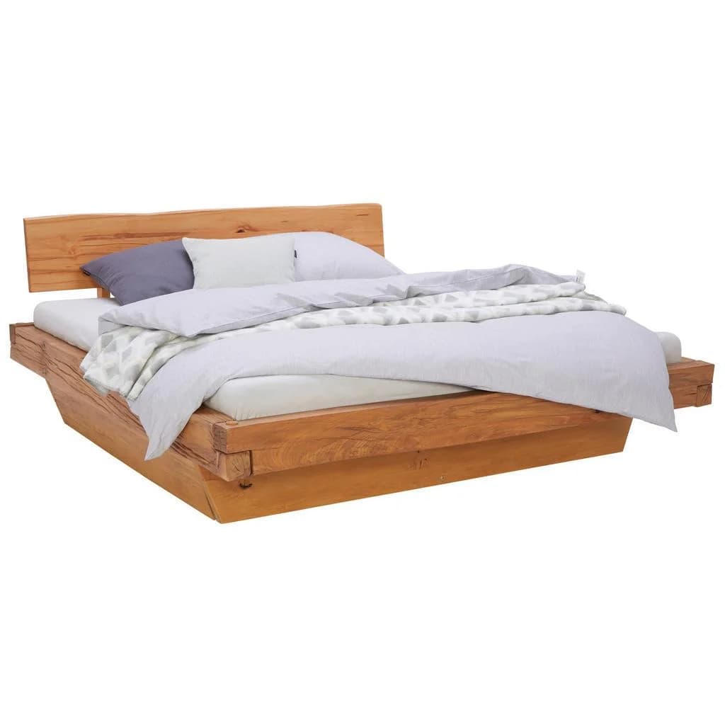 Linea Natura Balkenbett Buche Massiv 180x200 cm