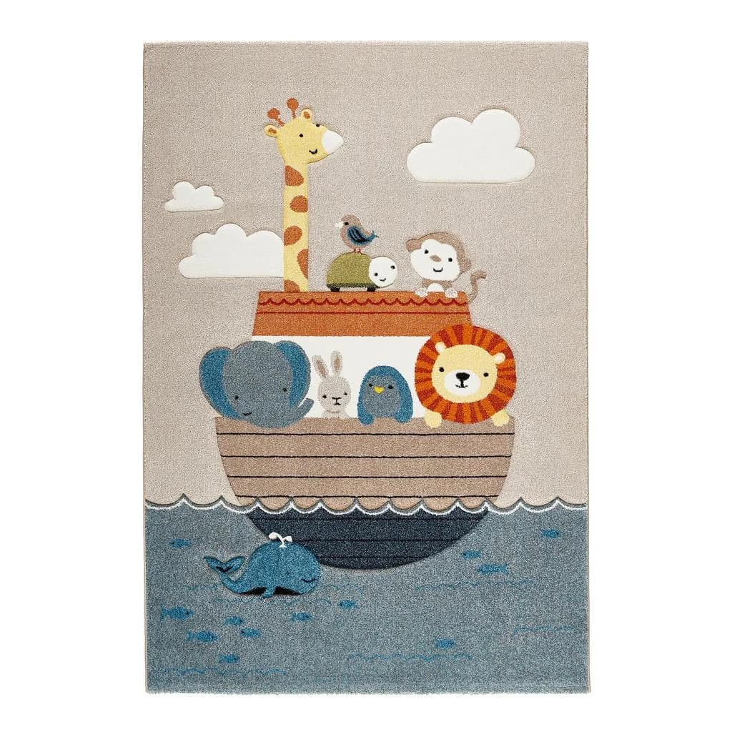 Ben'n'jen Kinderteppich Arche Noah Tier-Motiv