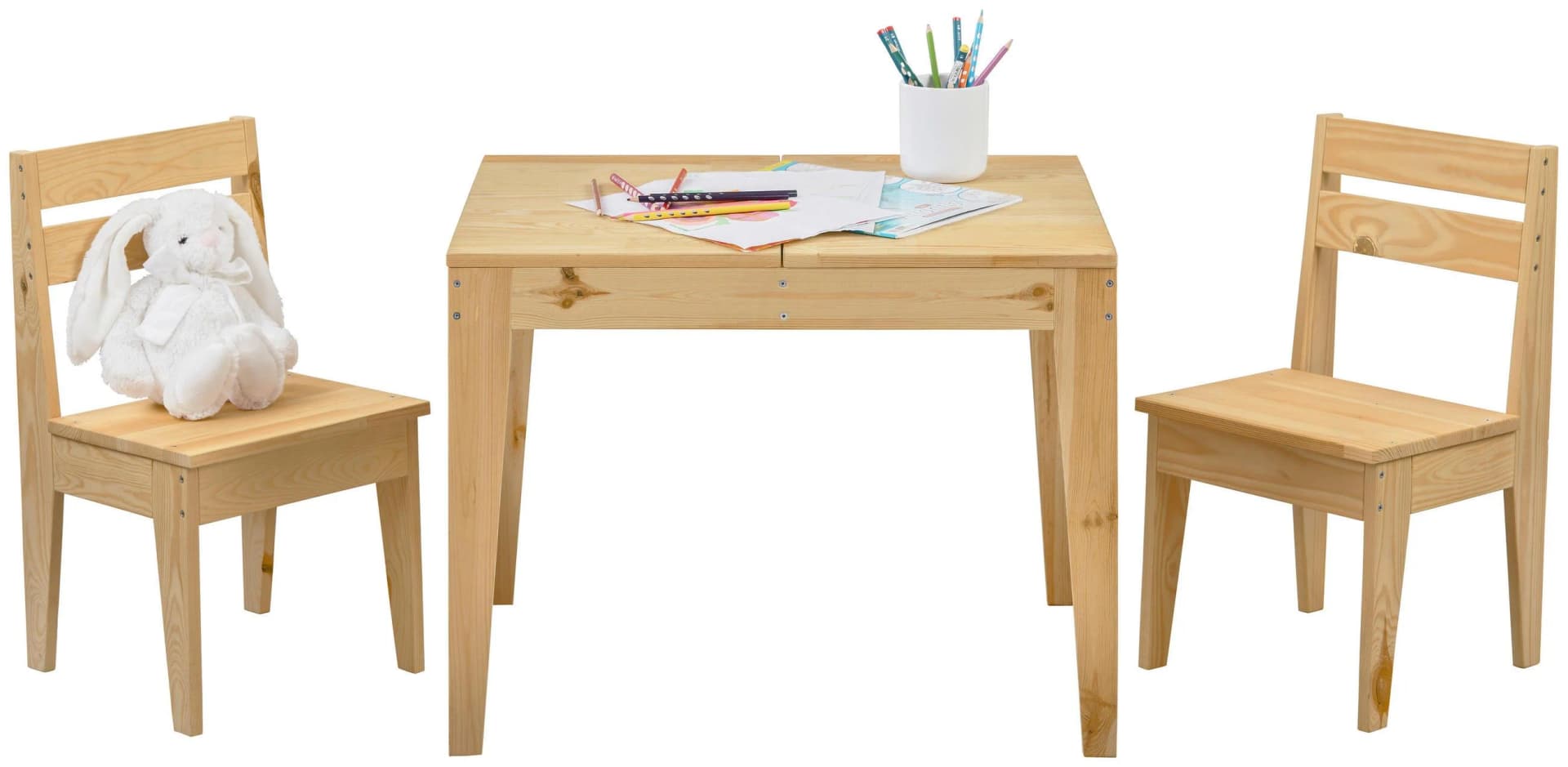 Kindersitzgruppe Kiefer Massiv Holz