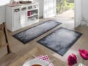 wash+dry by Kleen-Tex Fußmatte Shades of Grey Grau Modern Bild 1