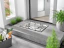 wash+dry by Kleen-Tex Fußmatte Pebble Stones Grau Rutschhemmend Bild 1