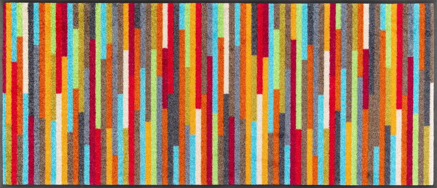 wash+dry by Kleen-Tex Teppich Mikado Stripes Bunt Gestreift - Bild 2