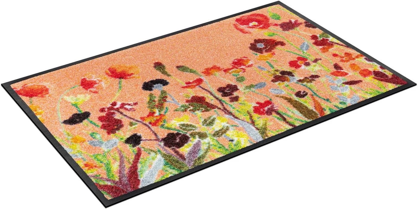 wash+dry by Kleen-Tex Fußmatte Wildflowers Bunt Polyamid - Bild 2
