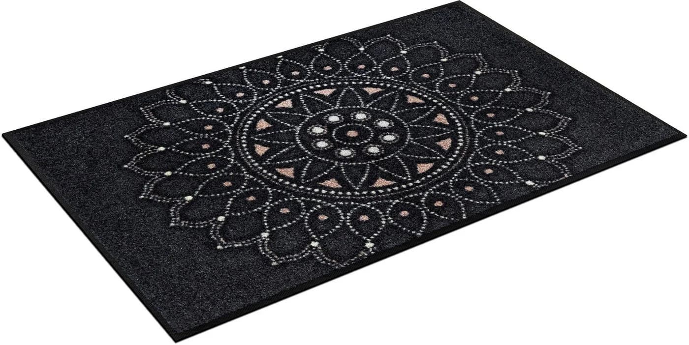wash+dry by Kleen-Tex Fußmatte Purnima Grau Mandala - Bild 2