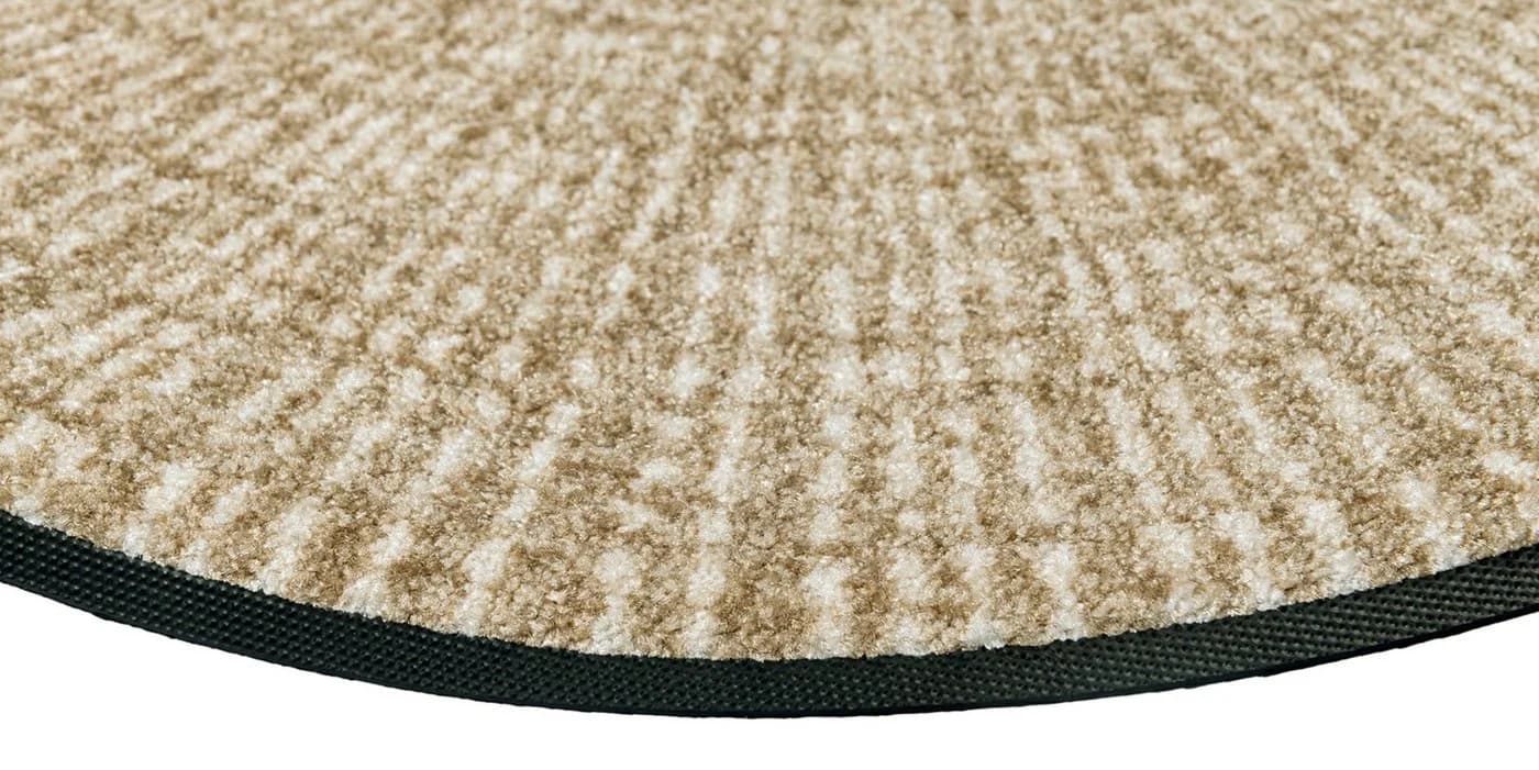 wash+dry by Kleen-Tex Teppich Cascara Beige Rund 115cm - Bild 5