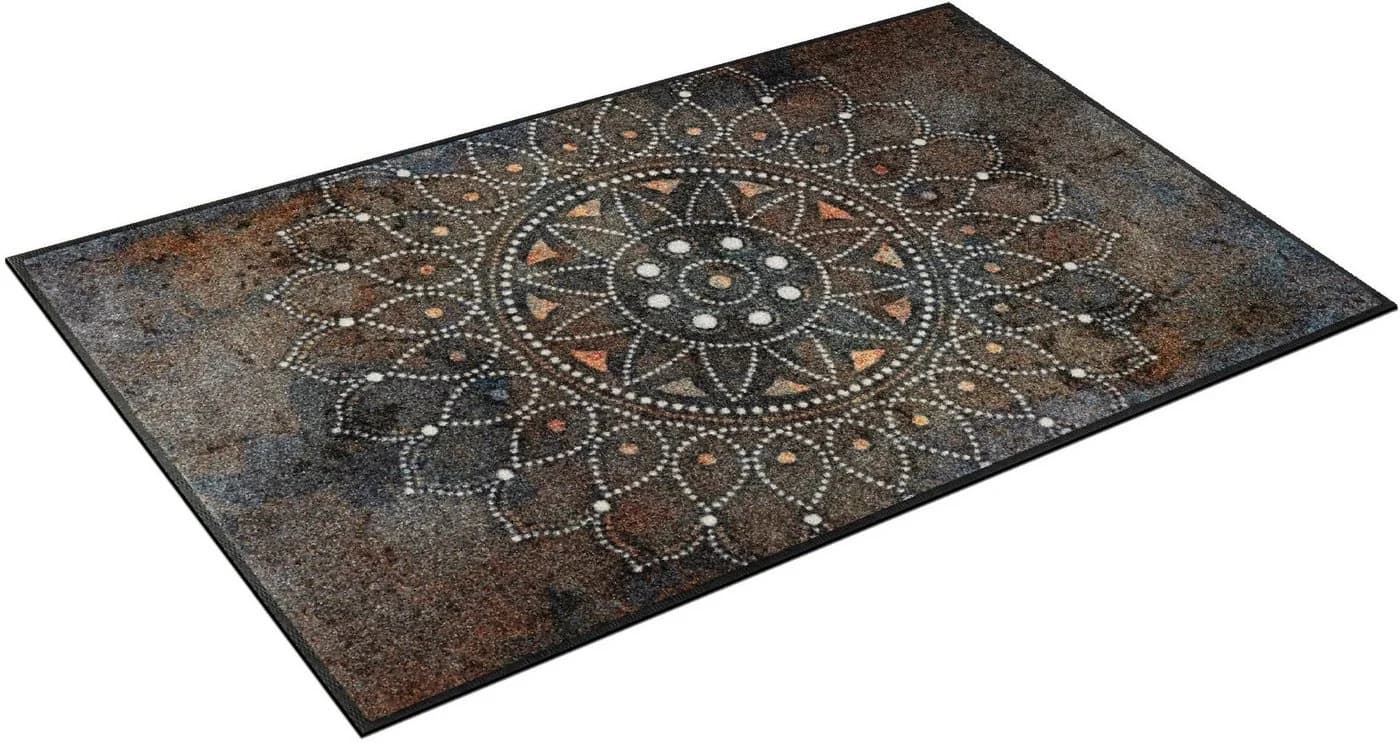 wash+dry by Kleen-Tex Teppich Madhana Bunt Orientalisch Mandala - Bild 3