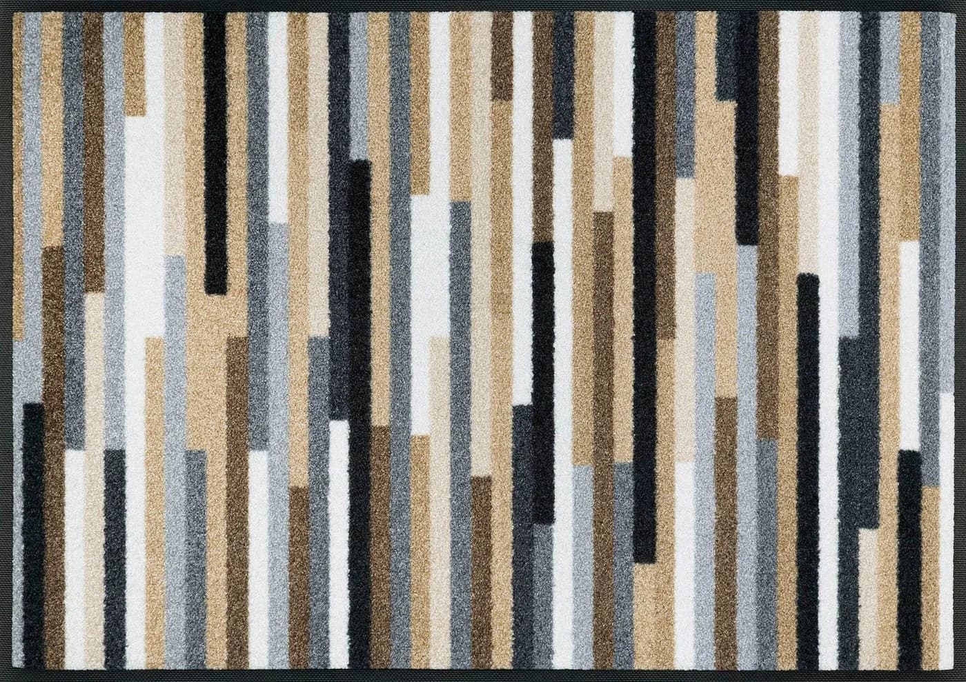 wash+dry by Kleen-Tex Fußmatte Mikado Stripes Beige Gestreift - Bild 4