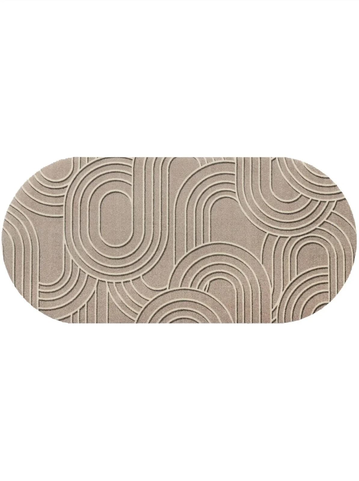 wash+dry by Kleen-Tex Teppich Sand Twist Bunt Polyamid - Bild 2
