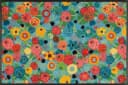 wash+dry by Kleen-Tex Fußmatte Flower Power Bunt Polyamid Bild 3