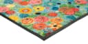 wash+dry by Kleen-Tex Fußmatte Flower Power Bunt Polyamid Bild 5