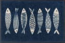 wash+dry by Kleen-Tex Fußmatte Fish Tango Blau Bild 2