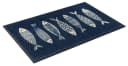 wash+dry by Kleen-Tex Fußmatte Fish Tango Blau Bild 3
