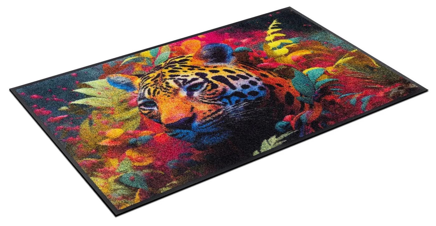 wash+dry by Kleen-Tex Fußmatte Leopy McLeopard Rechteckig 7 mm - Bild 3