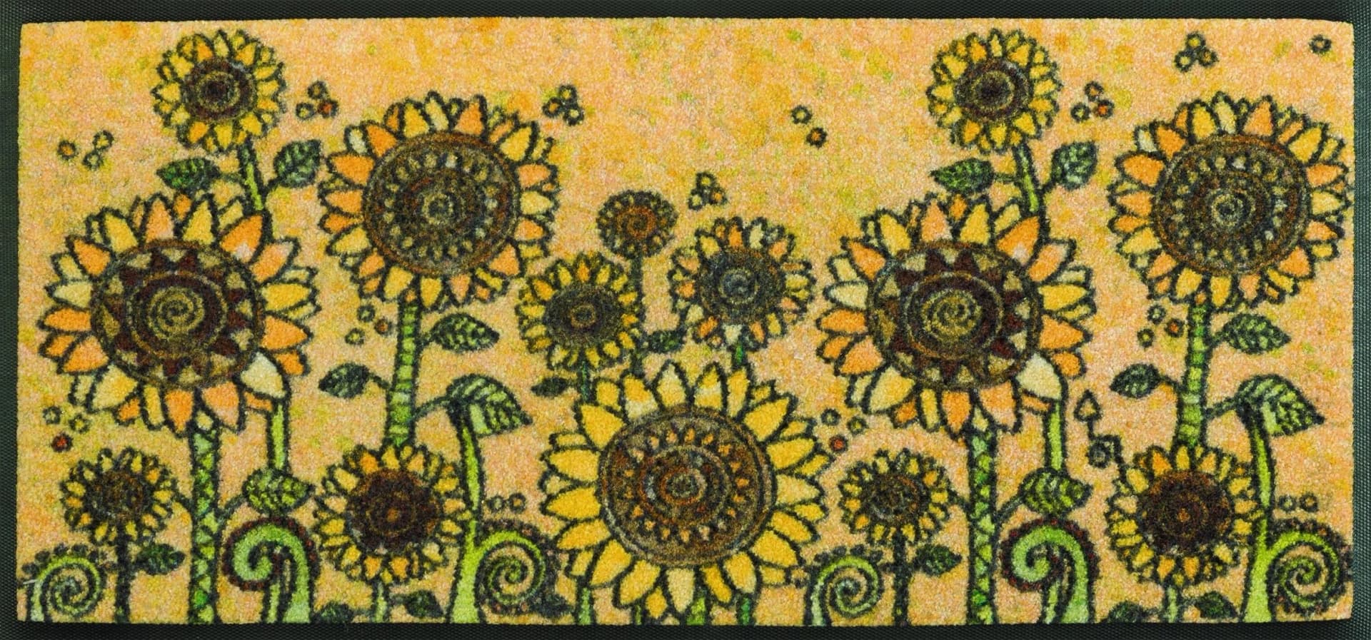 WASH+DRY BY KLEEN-TEX Fußmatte Sunny Field Bunt Polyamid