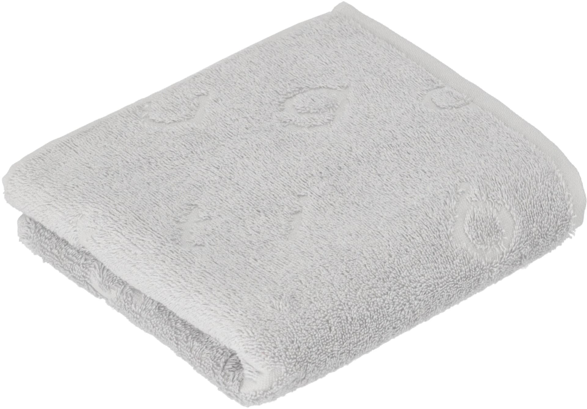 BUGATTI Badetuch Trentino Grau Walkfrottier 100% Baumwolle