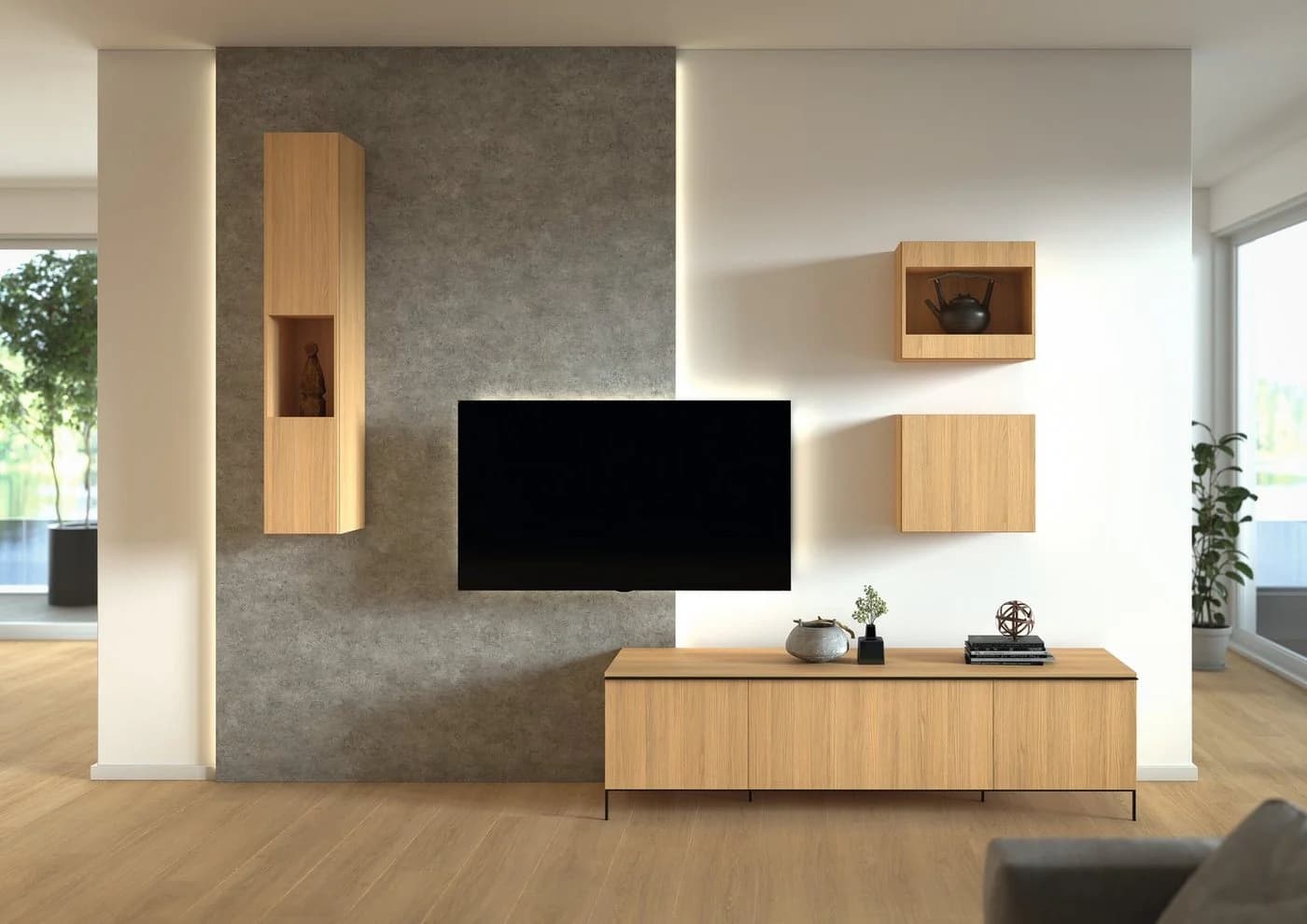 EGGER Wandpaneel DecoWall Rovigo Beton Grau