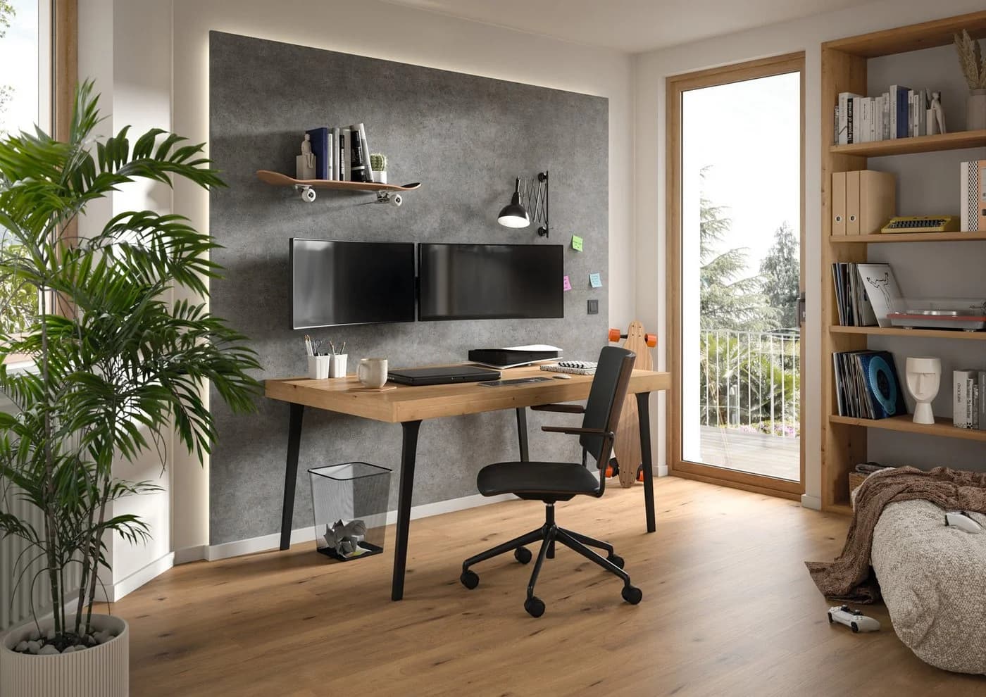 EGGER Wandpaneel DecoWall Rovigo Beton Grau - Bild 3