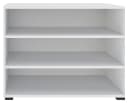 Hom`in Bücherregal Weiß Holzwerkstoff 2 Fächer Bild 1