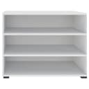 Hom`in Bücherregal Weiß Holzwerkstoff 2 Fächer Bild 2
