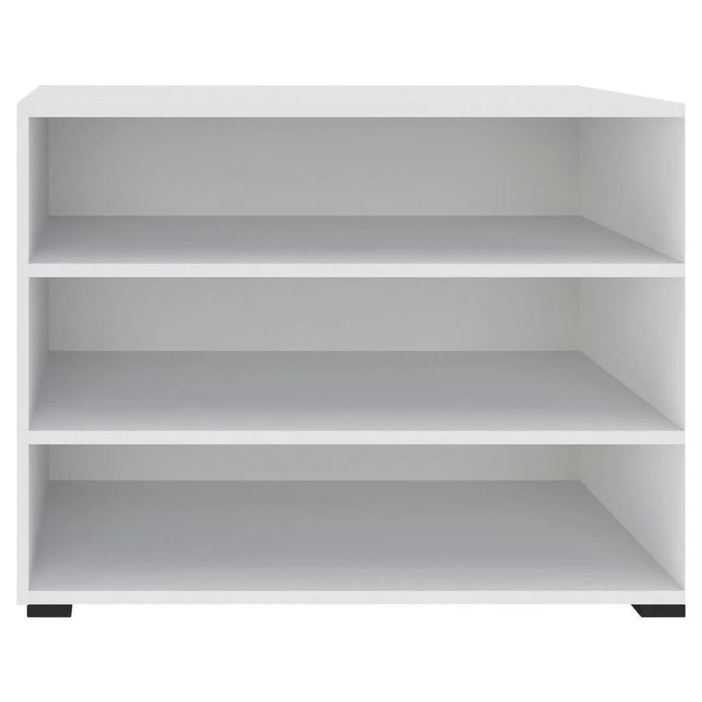 Hom`in Bücherregal Weiß Holzwerkstoff 2 Fächer - Bild 2