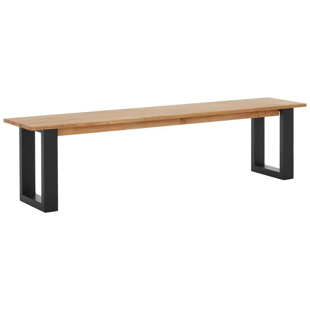 Livetastic Sitzbank Wildeiche massiv 3-Sitzer