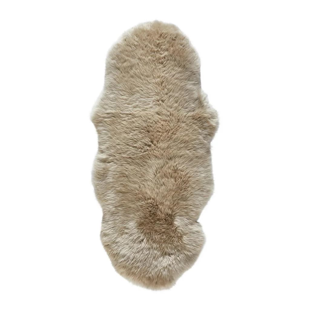 Linea Natura Schaffell Albany Braun Tierform Fellteppich