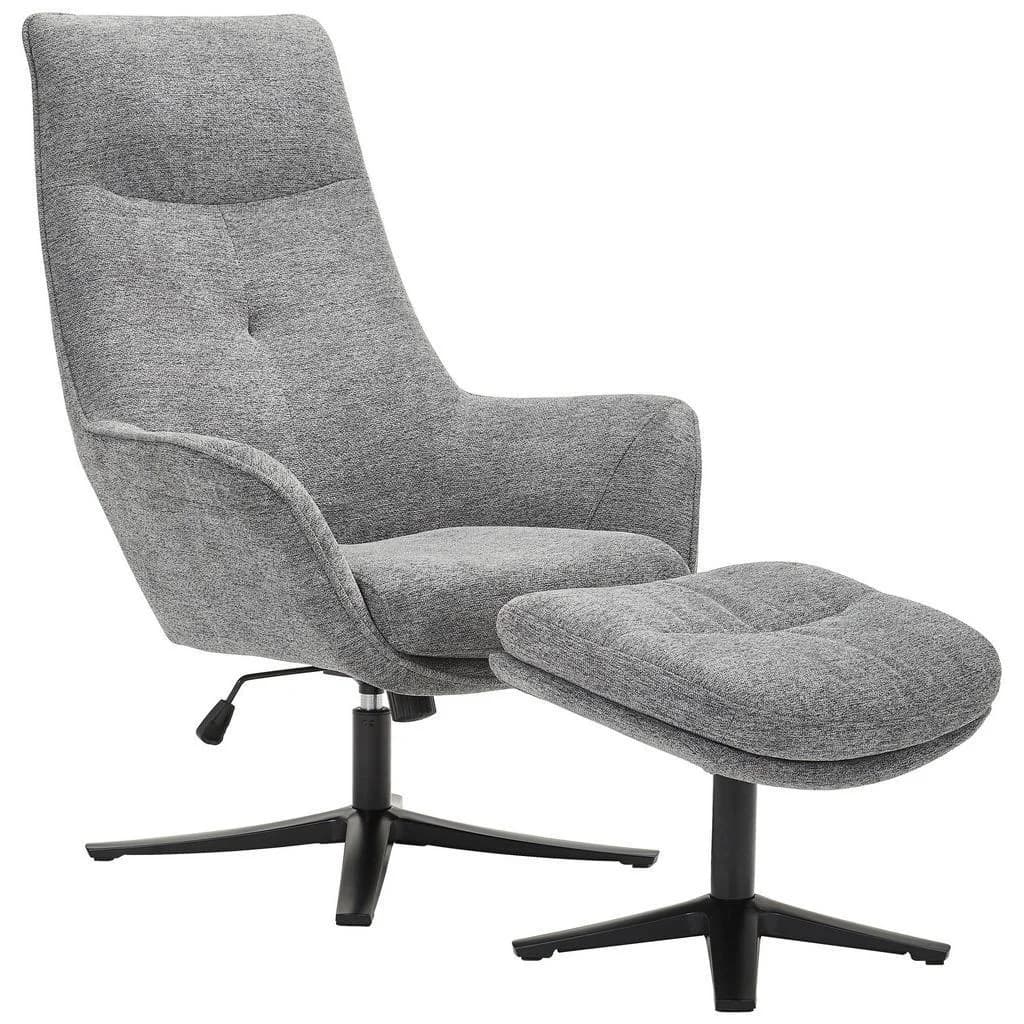 Cantus Relaxsesselset Grau Schwarz Relaxsessel