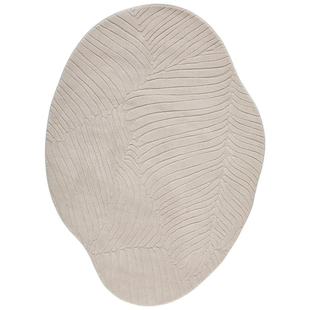 Novel Webteppich Ellipse Taupe 120x160 cm