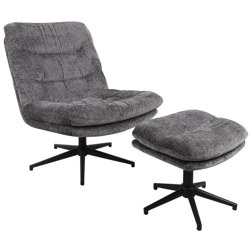 Cantus Relaxsesselset Anthrazit Relaxsessel