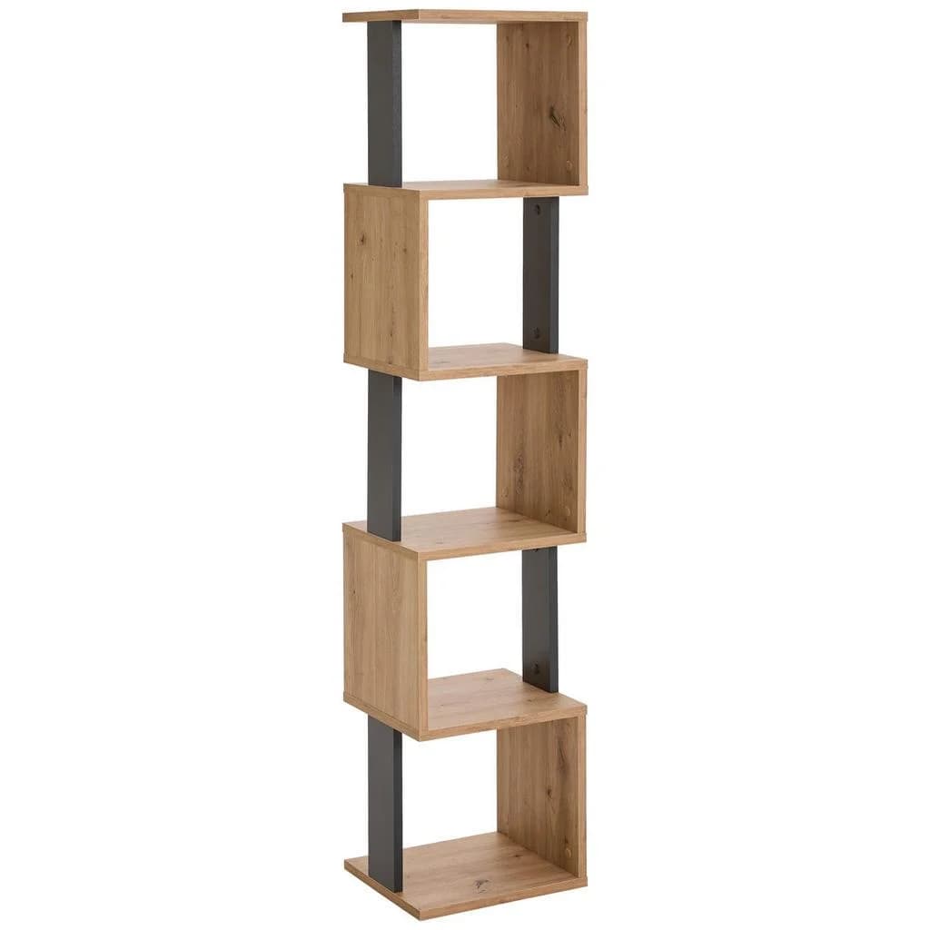 Xora Regal Anthrazit Eiche Artisan Holzwerkstoff Bücherregal