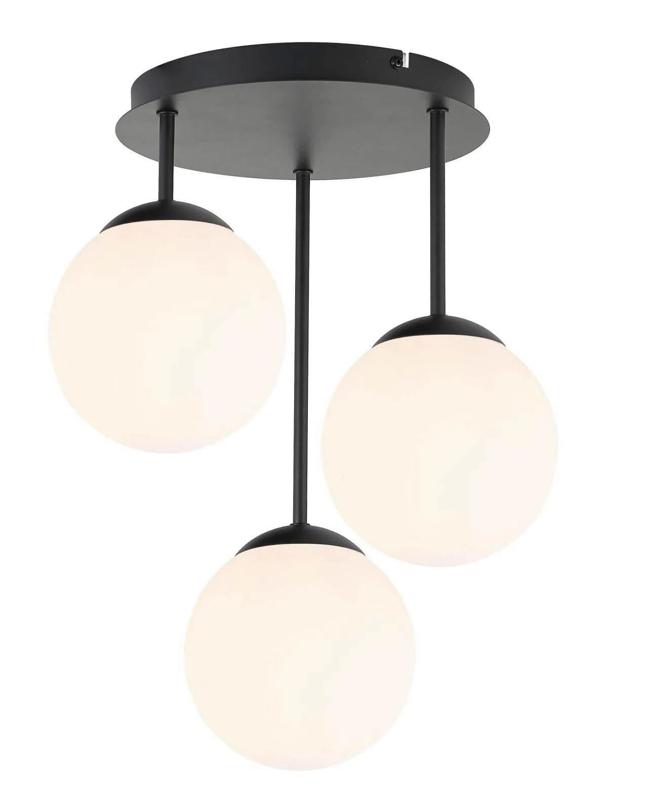 Deckenleuchte Whit Schwarz/Weiß max. 25 Watt Deckenlampe