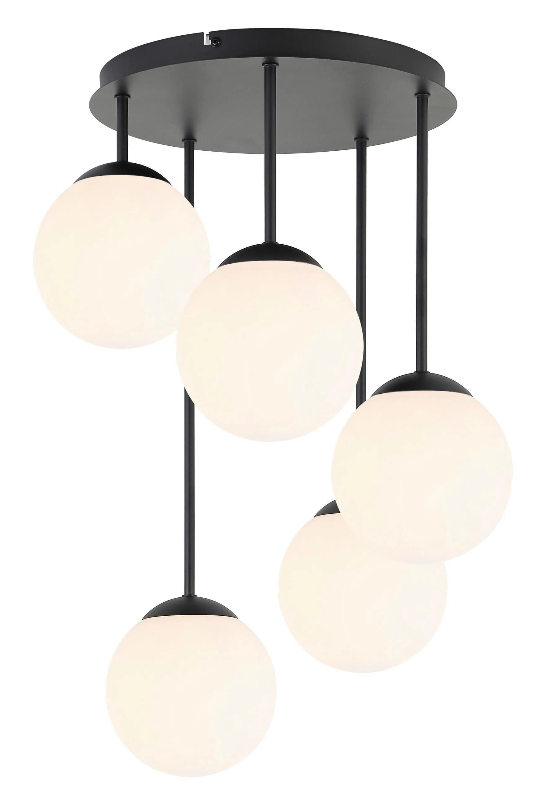 Deckenleuchte Whit Schwarz/Weiß max. 25 Watt Deckenlampe