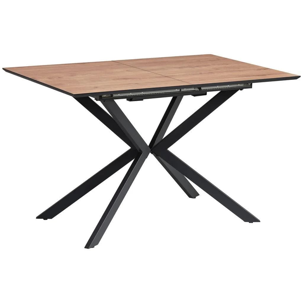 Mid.you Esstisch Eiche Metall Holzwerkstoff Ausziehbar
