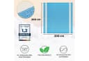 furora HOLIDAY Strandtuch XXL 200x200 cm Baumwolle Blau Bild 3