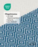 furora HOLIDAY Saunatuch XXL 100x200 cm Bio-Baumwolle Petrol Blau Bild 5