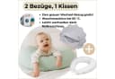 furora BABY Stillkissen XXL Rosa Atmungsaktiv Formbar Bild 3