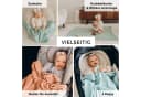 Babydecke Baumwolle (Bio) XXL 75x100 cm Strickmuster furora BABY Bild 1