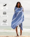 furora HOLIDAY Saunatuch Strandtuch Hamamtuch: groß 100x200 cm Bild 5